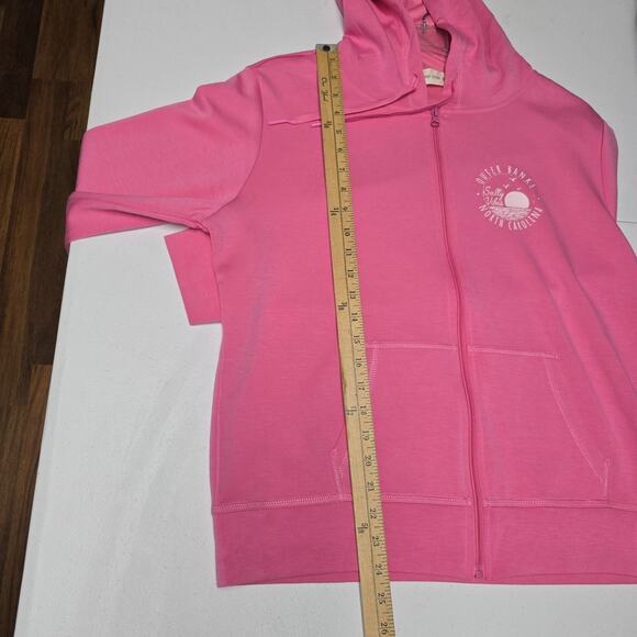 Ocean Drive Sweatshirt XL Womens Hooded Full Zip Outer Banks North Carolina Pink - Picture 11 of 11